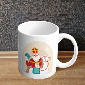 Sinterklaas mok 'Vol verwachting'